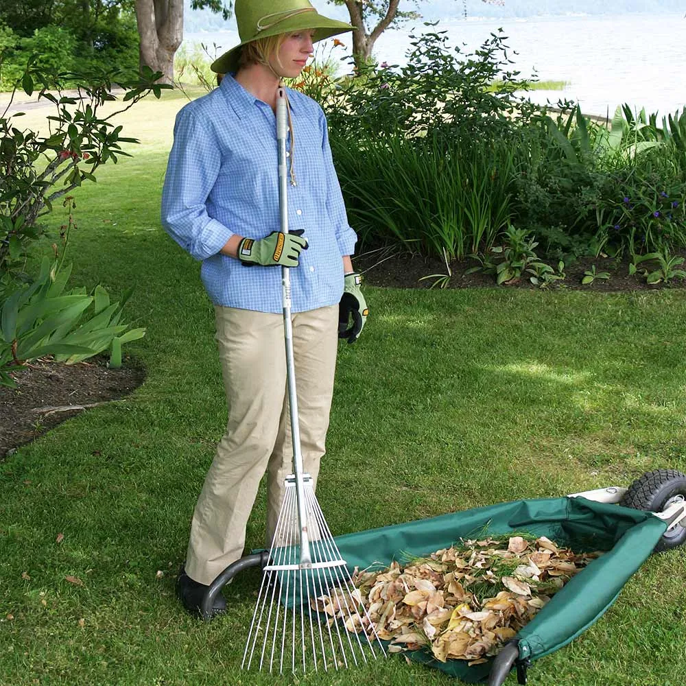 WheelEasy Collapsible Folding Wheelbarrow for Garden and Yard Maintenance 2