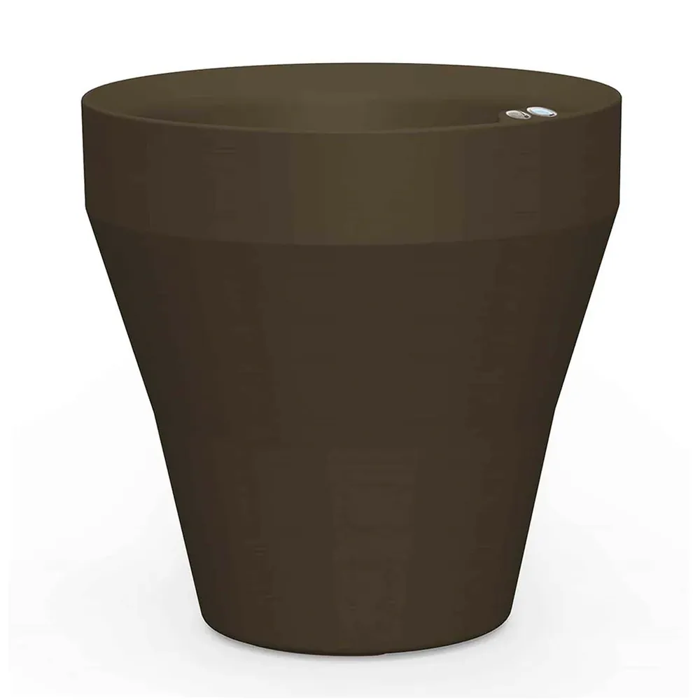 Crescent Garden Self-Watering Rim Planter - Durable Resin Plant Container 8