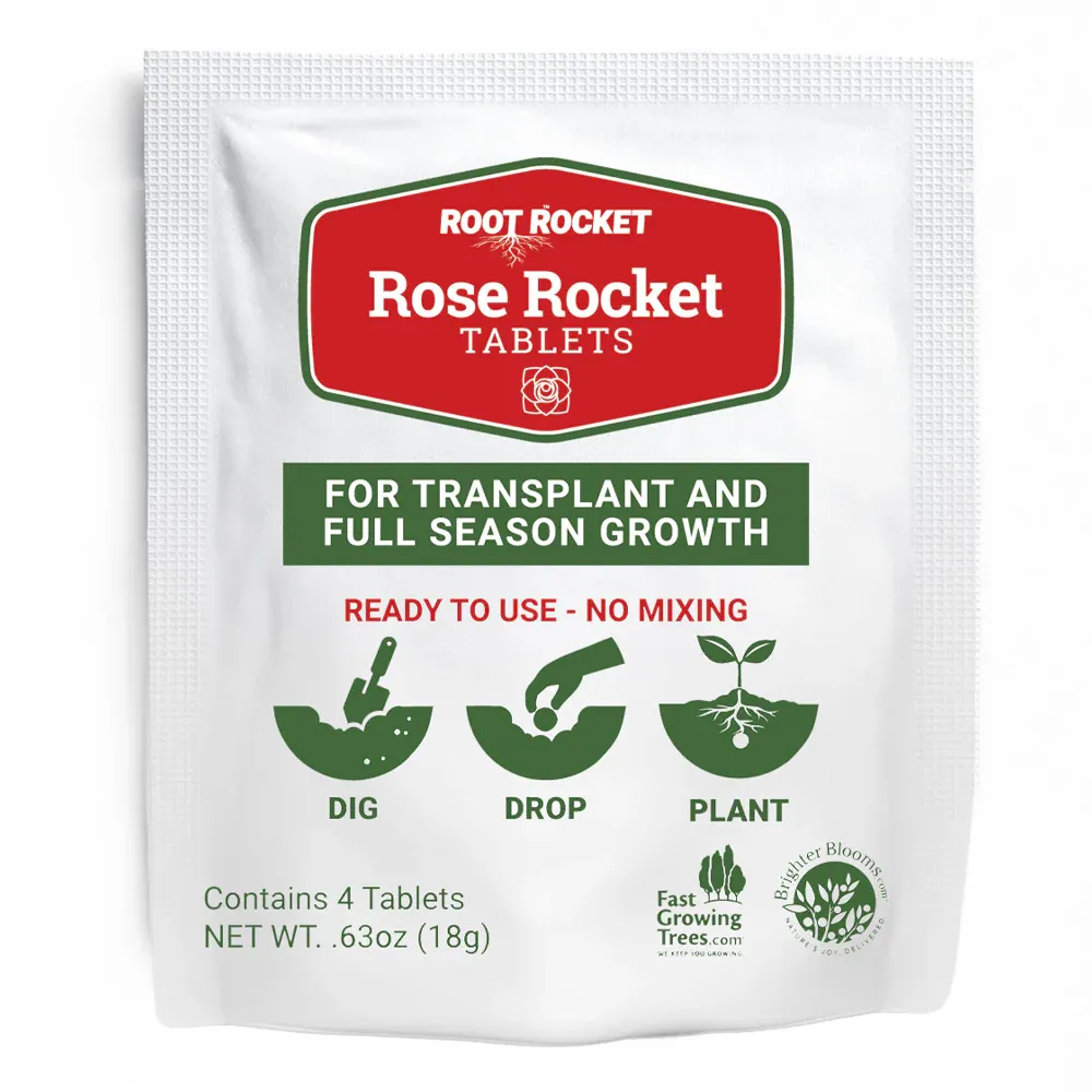 Root Rocket® Rose Fertilizer Tablets - Slow-Release Nutrient Formula