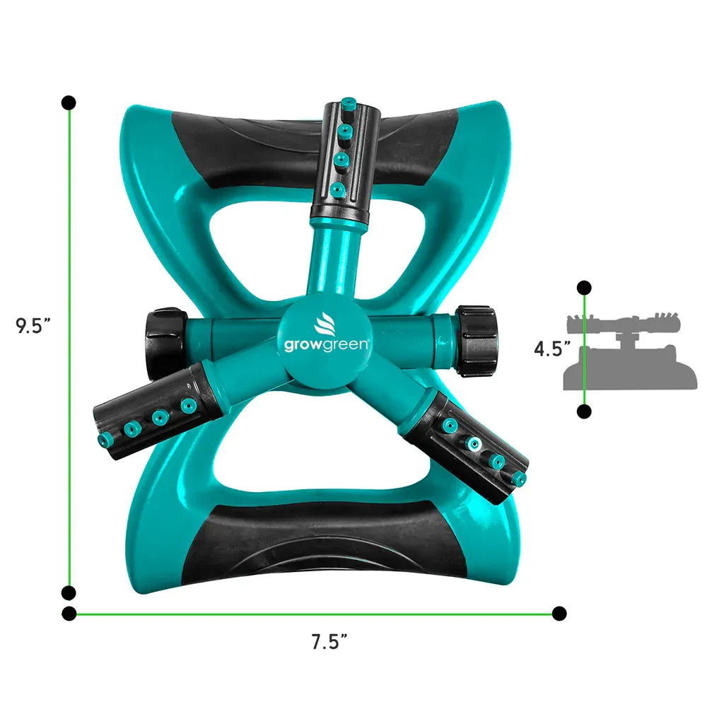 360-Degree Rotating Lawn Sprinkler for Garden and Yard Irrigation 4