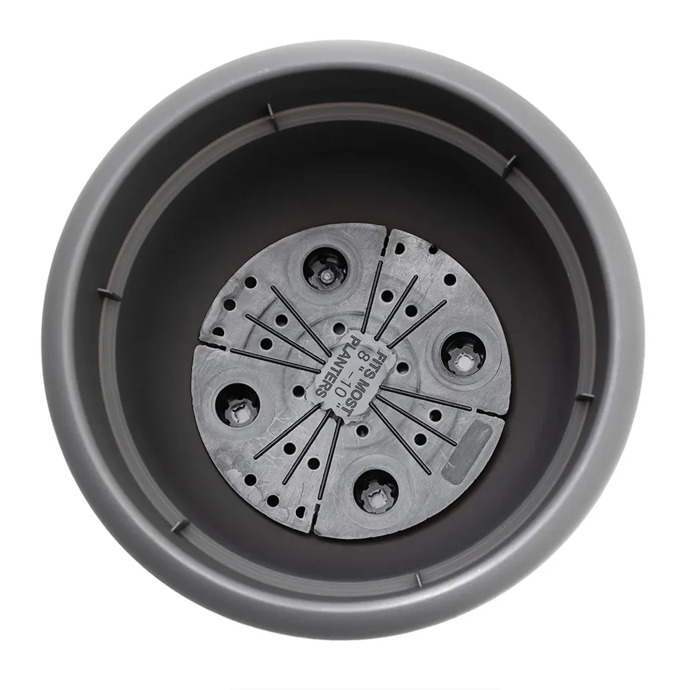 Ariana Self-Watering Planter in Charcoal 1