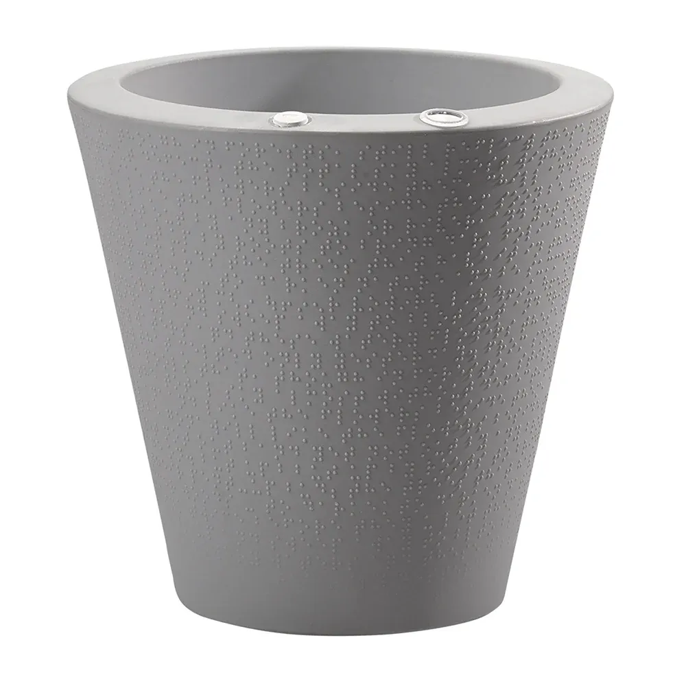 Crescent Garden Self-Watering Dot Planter - Durable Resin Container 4