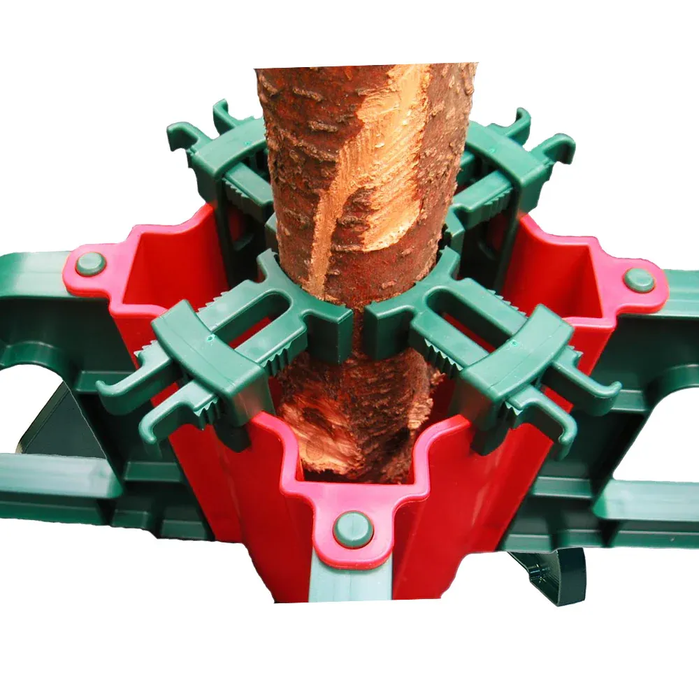 Omega Christmas Tree Stand - Heavy Duty Metal Base for Live Trees 3
