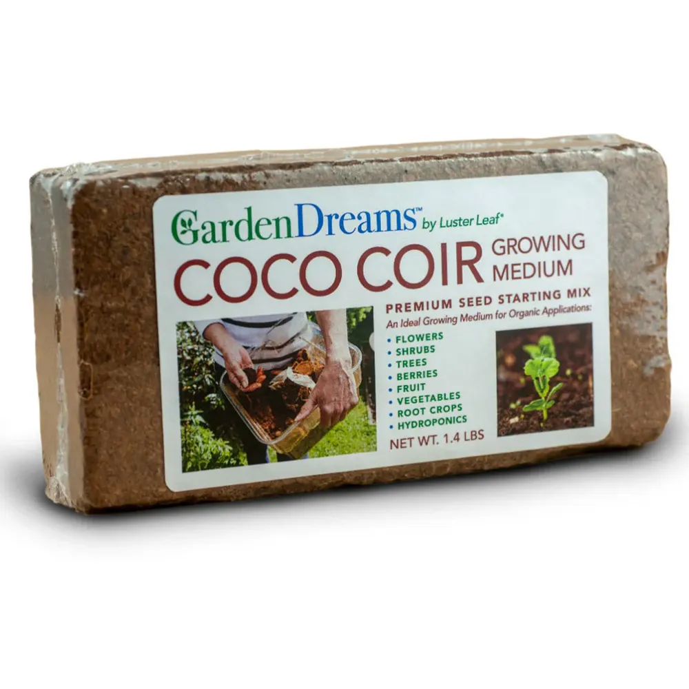 Compressed Coco Coir Brick Organic Coconut Fiber Growing Medium