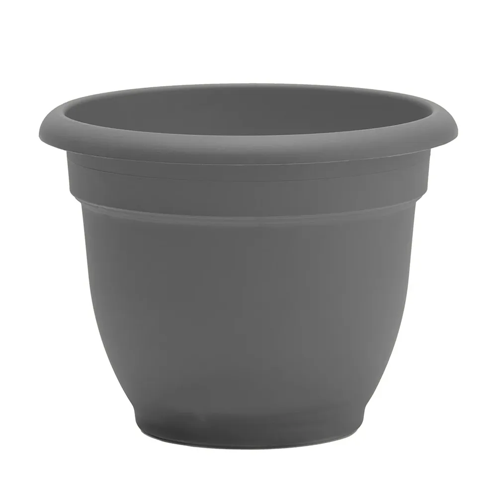 Ariana Self-Watering Planter in Charcoal