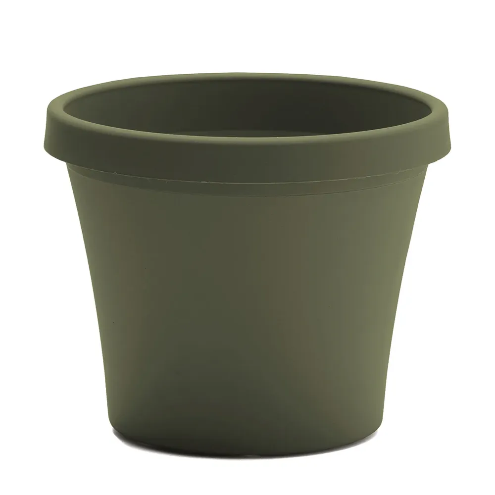 Terra Planter in Living Green - Round Indoor and Outdoor Plant Container