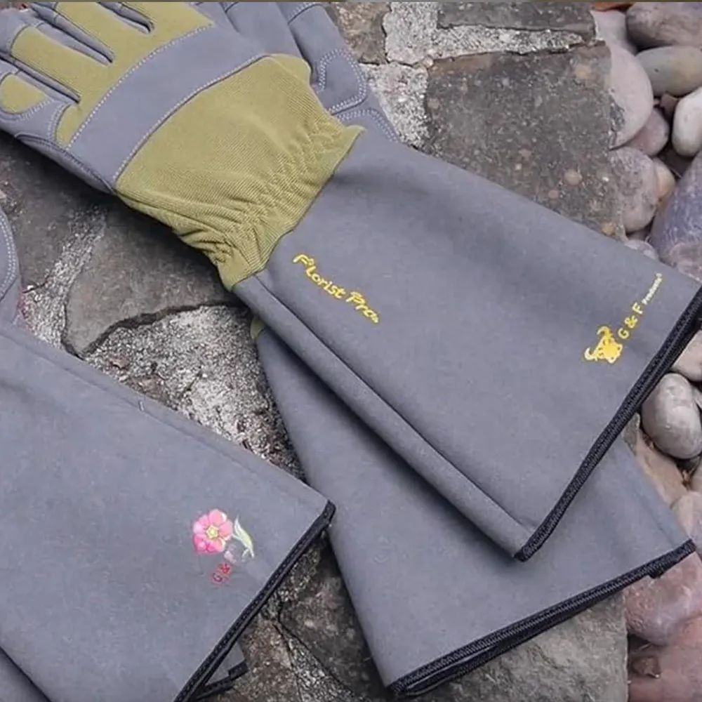 Men's Long Sleeve Gardening Gloves - Thorn Resistant Protective Gauntlets 1