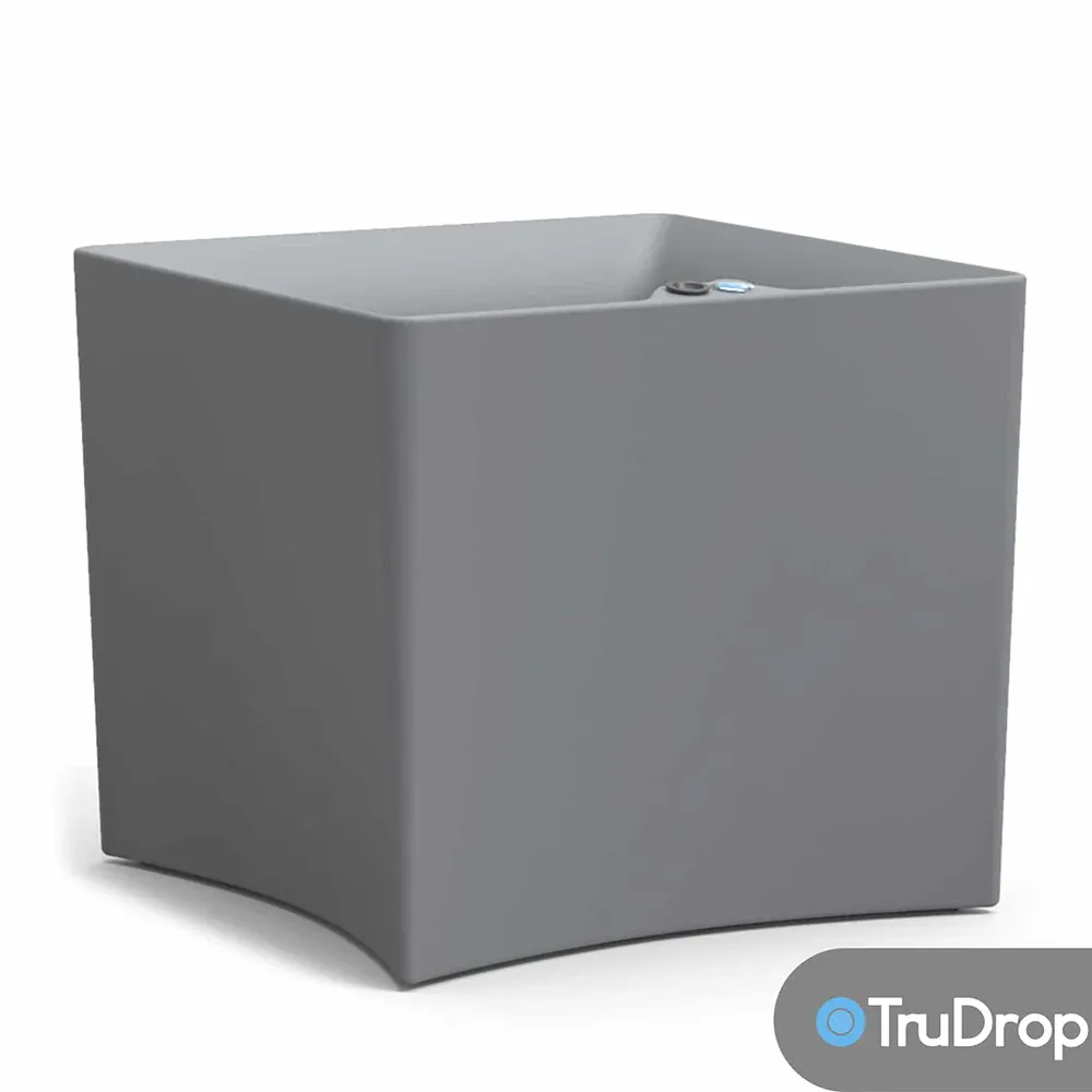 Crescent Garden Pinch Planter - Durable Resin Indoor and Outdoor Flower Pot