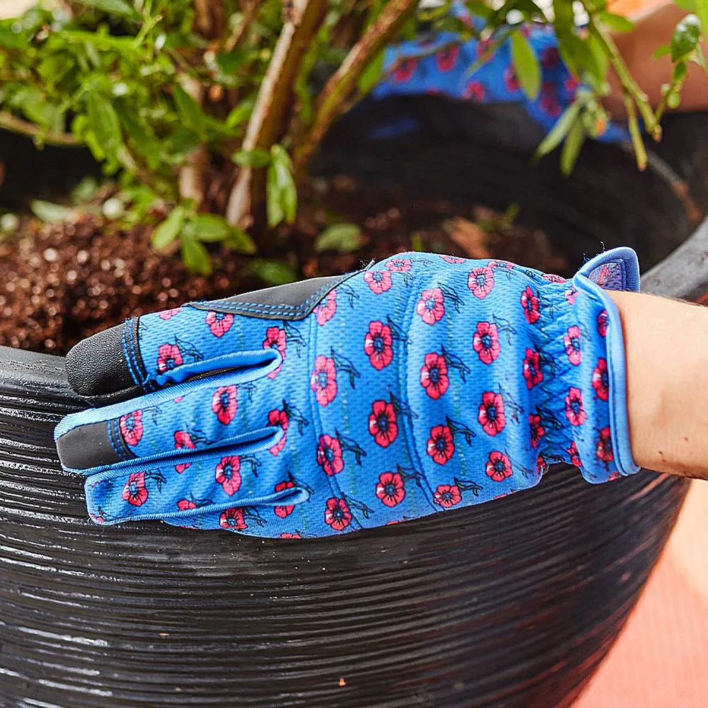 Women's Gardening Gloves (3 Pack) - Breathable Protective Yard Work Gloves