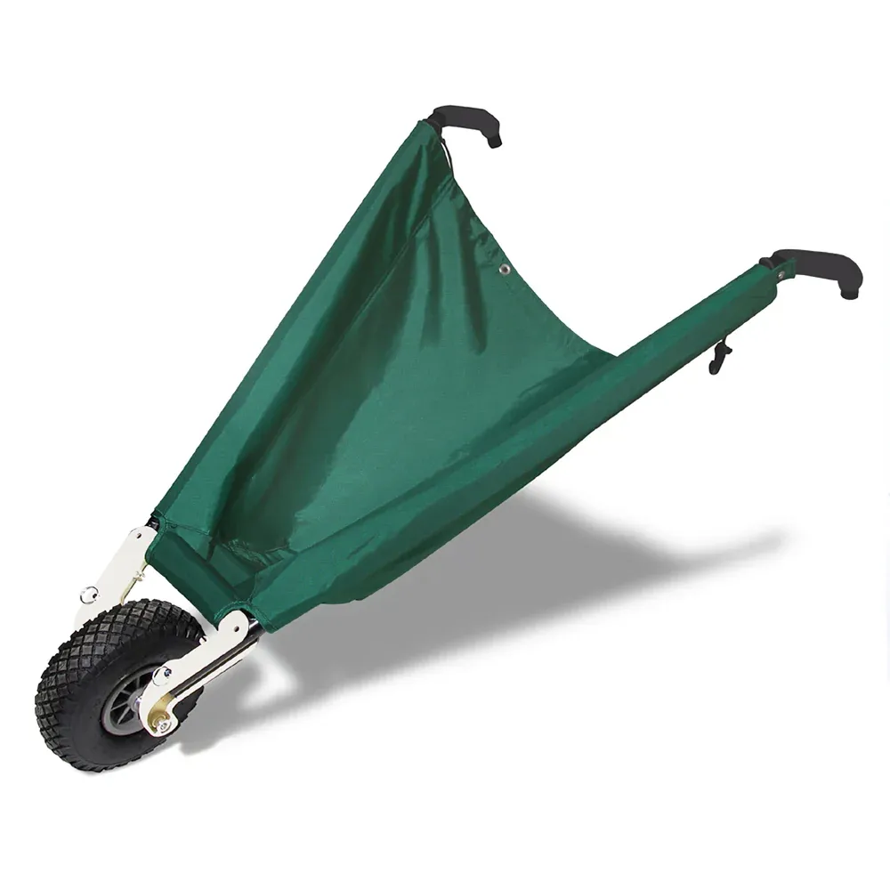 WheelEasy Collapsible Folding Wheelbarrow for Garden and Yard Maintenance