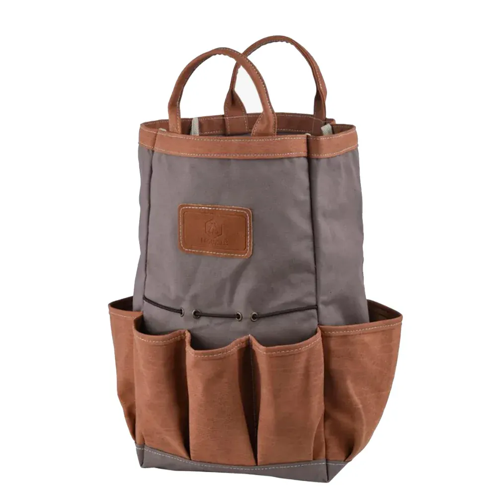 Laguiole Garden Tool Bag - Durable Canvas Organizer for Gardening Hand Tools
