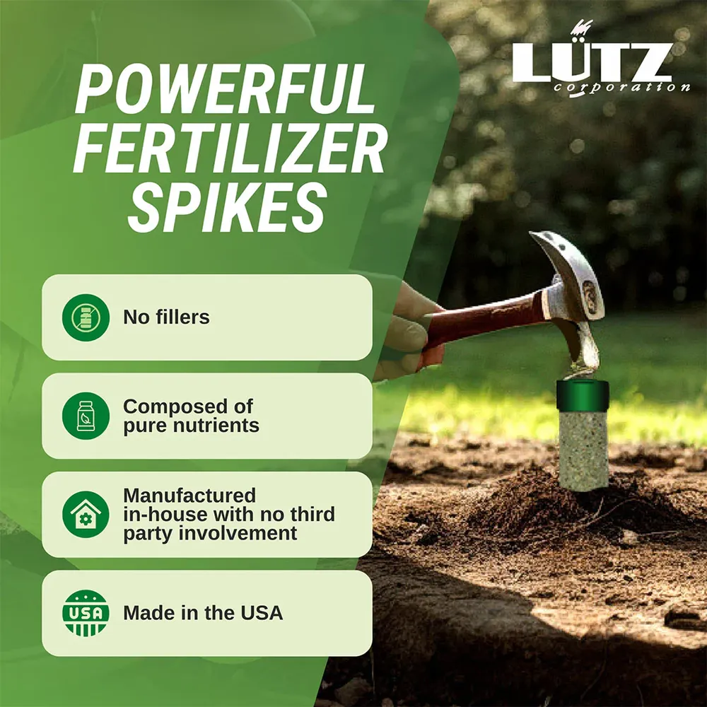 Lutz Ultra Citrus Fertilizer Spikes - Slow-Release Root Zone Plant Food 5