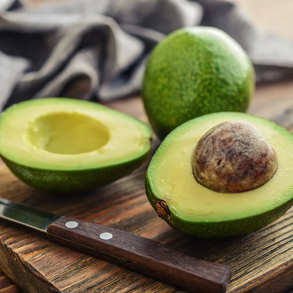 Avocado Shaped Plush Pillow - Soft Stuffed Fruit Toy for Home Decor 1