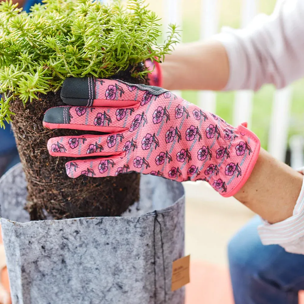 Women's Gardening Gloves (3 Pack) - Breathable Protective Yard Work Gloves 2