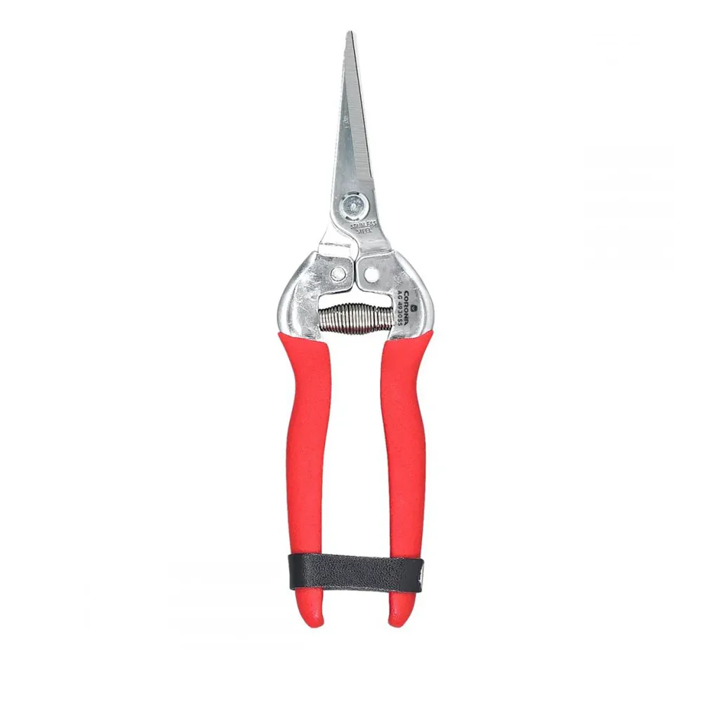 Long Straight Snip Pruners for Precision Floral and Garden Trimming