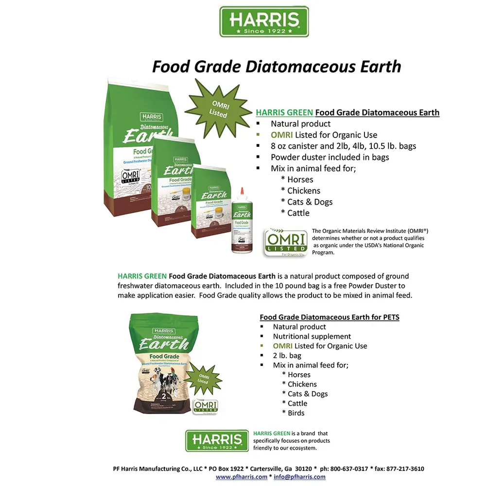 Harris Diatomaceous Earth Food Grade Natural Mineral Powder 1