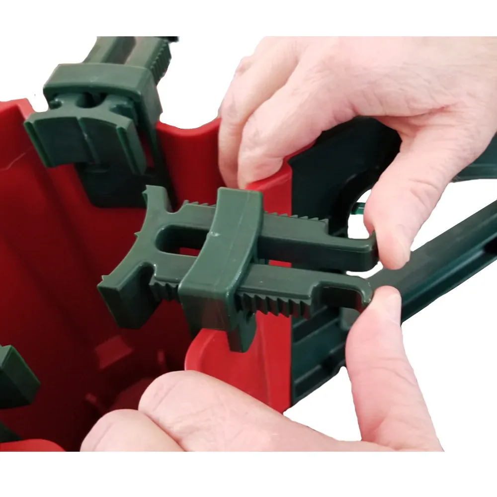Omega Christmas Tree Stand - Heavy Duty Metal Base for Live Trees 2