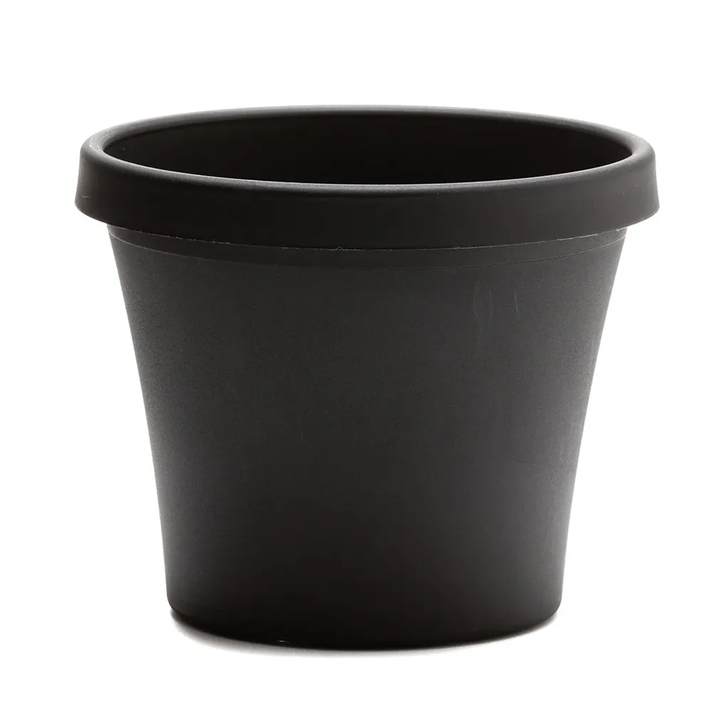 Bloem Terra Planter in Black - Durable Indoor and Outdoor Garden Pot