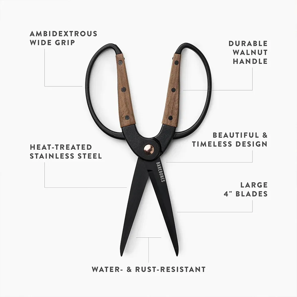 Rust-Resistant Steel Garden Scissors for Precision Pruning 3