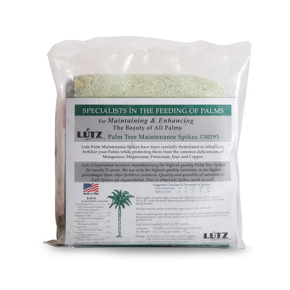 Lutz Palm Tree Fertilizer Spikes - Slow Release Nutrient Formula