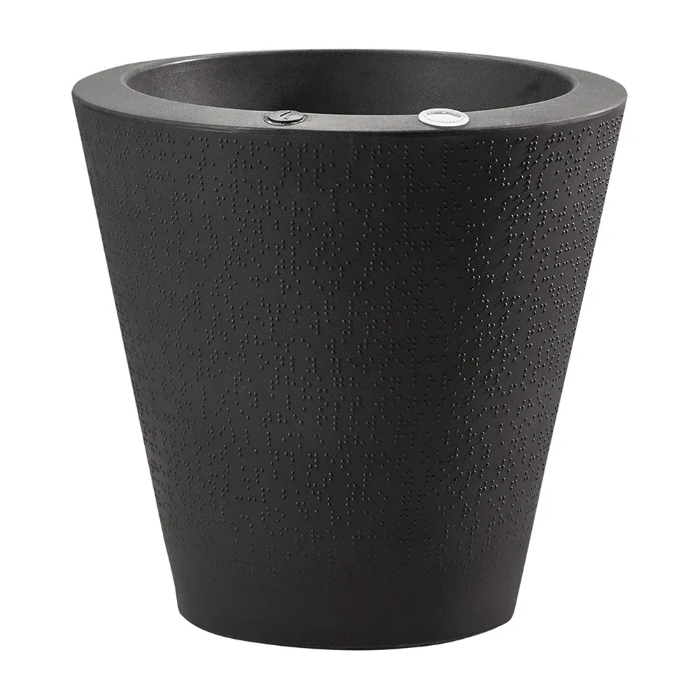 Crescent Garden Self-Watering Dot Planter - Durable Resin Container
