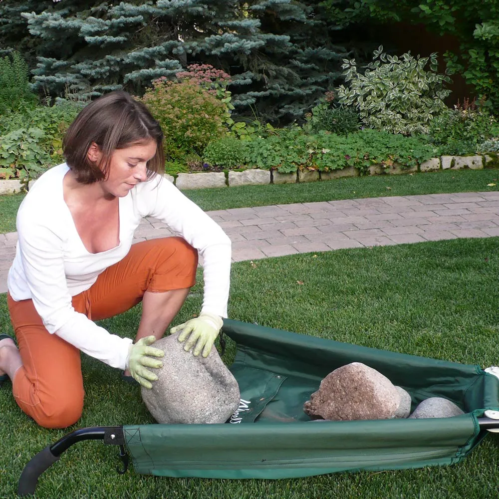 WheelEasy Collapsible Folding Wheelbarrow for Garden and Yard Maintenance 4