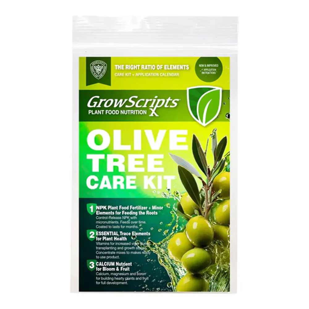 Growscripts Olive Tree Care Kit - Comprehensive Nutrient and Soil Management System