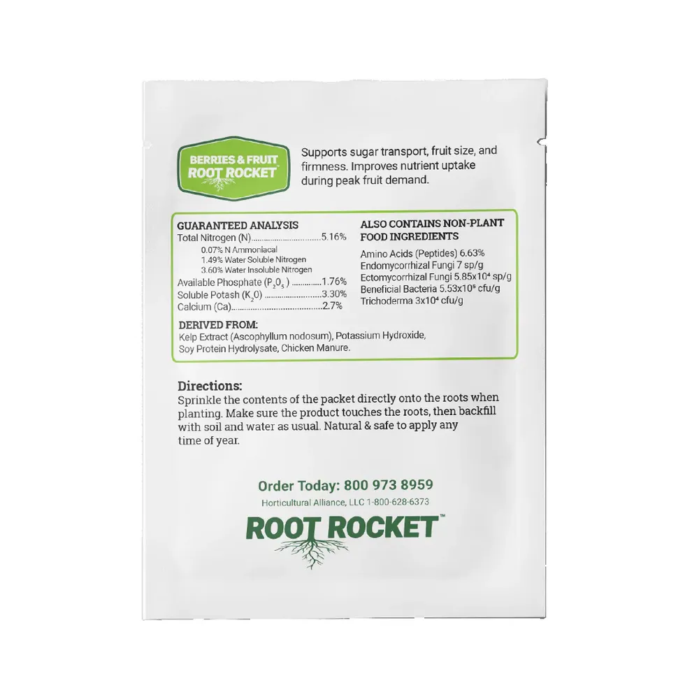 Root Rocket® Berries & Fruits Fertilizer - Specialized Nutrient Formula for Garden Plants 1