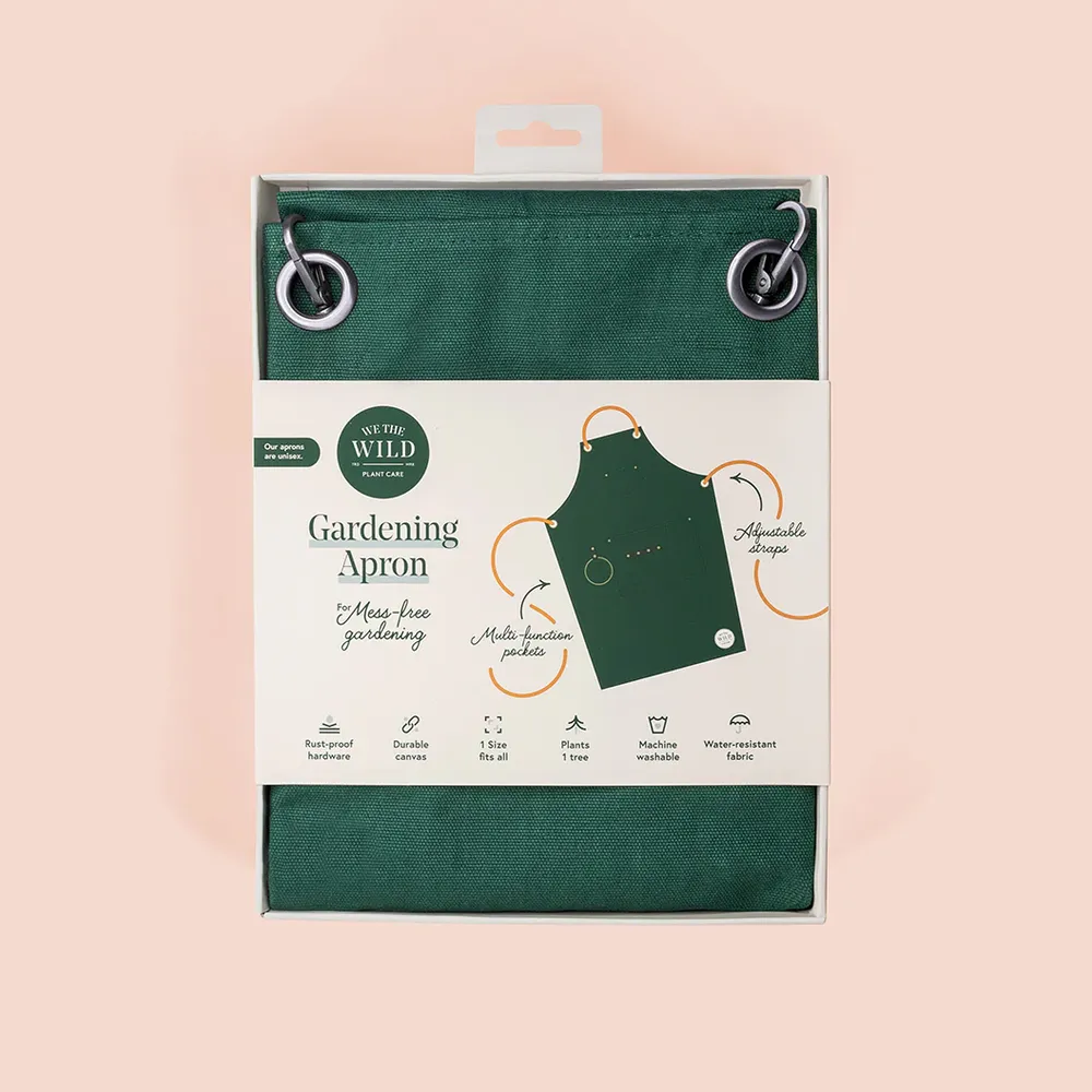 Heavy Duty Canvas Gardening Apron with Multi-Pocket Tool Storage 1
